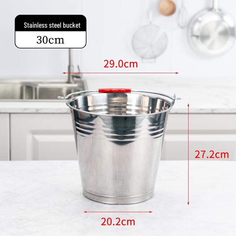 Stainless Steel Multi-Purpose Bucket with Handle