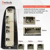 15883323 Driver Side Door Lock and Master Power Window Switch&Bezel Assembly Compatible with 2003 2004 2005 2006 2007 2008 Chevy Avalanche Silverado