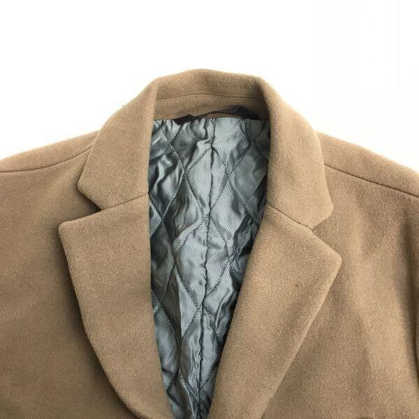 ABAHOUSE Long Chester Coat Men's L Brown Wool(USED)