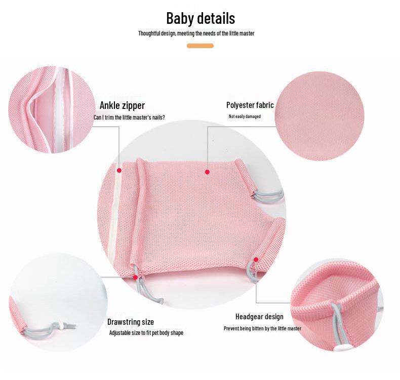 

Сумка для купания и груминга кошек - Утолщенная, Защита от укусов, Защита от царапин для легкой стрижки когтей и купания Thickened Cat Washing Bag - Fourth Generation