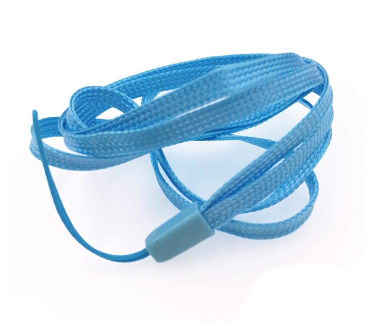 100Pcs Long Neck Hanging Rope Fine Lanyard Safety Rope For Keys ID Card Holder Phone Camera  of Simple Colored Keychain