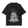 Nick Cave The Bad Seeds Rings of Saturn Graphic Print Retro Washed TShirt Men Women Cotton Casual Oversized Summer Harajuku Tee