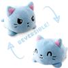 Reversible Double Sided Soft Cute Cat Plushie Dolls Stuffed Animal Cartoon Flip Kid Plush Toys Christmas Gift