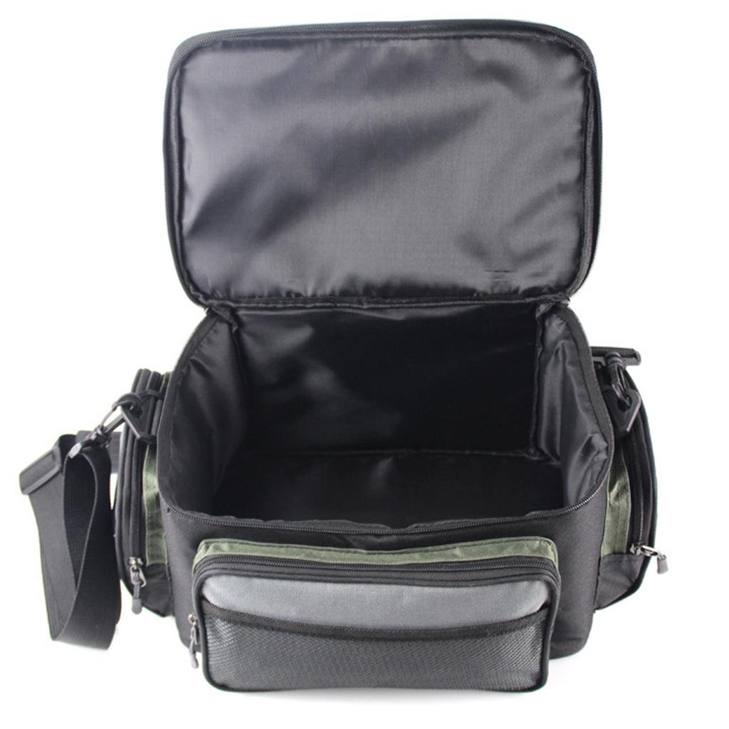 Outdoor Fishing Tackle Bag Backpack Waterproof Multipockets Fishing Gear Storage Bag Large Capacity Pouch Durable