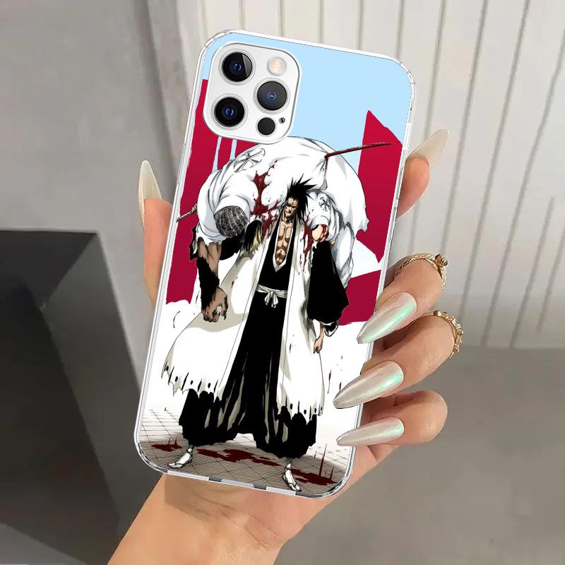 Bleach Zaraki Kenpachi Phone Case for Iphone 17 Air 16 15 Plus 14 13 Mini 12 11 Pro Max 16E 7 8 SE 2020 Soft Funda Print Shell 1