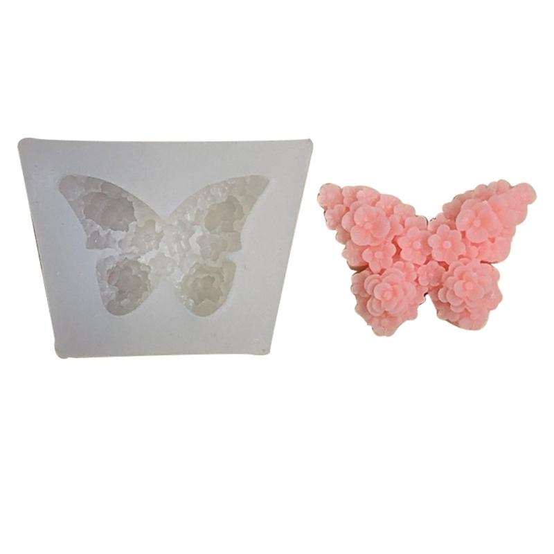Unique Butterfly Flower Molds Silicone Cake Moulds DIY Baking Moulds Silicone Material Hand-Making Supply for DIY Craft 1