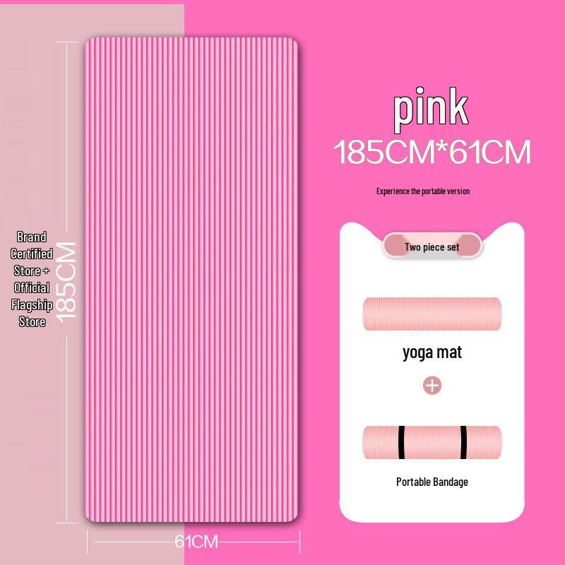 Verdickte & Extragroße Yogamatte für Anfänger - Unisex Heim-Trainingsmatte