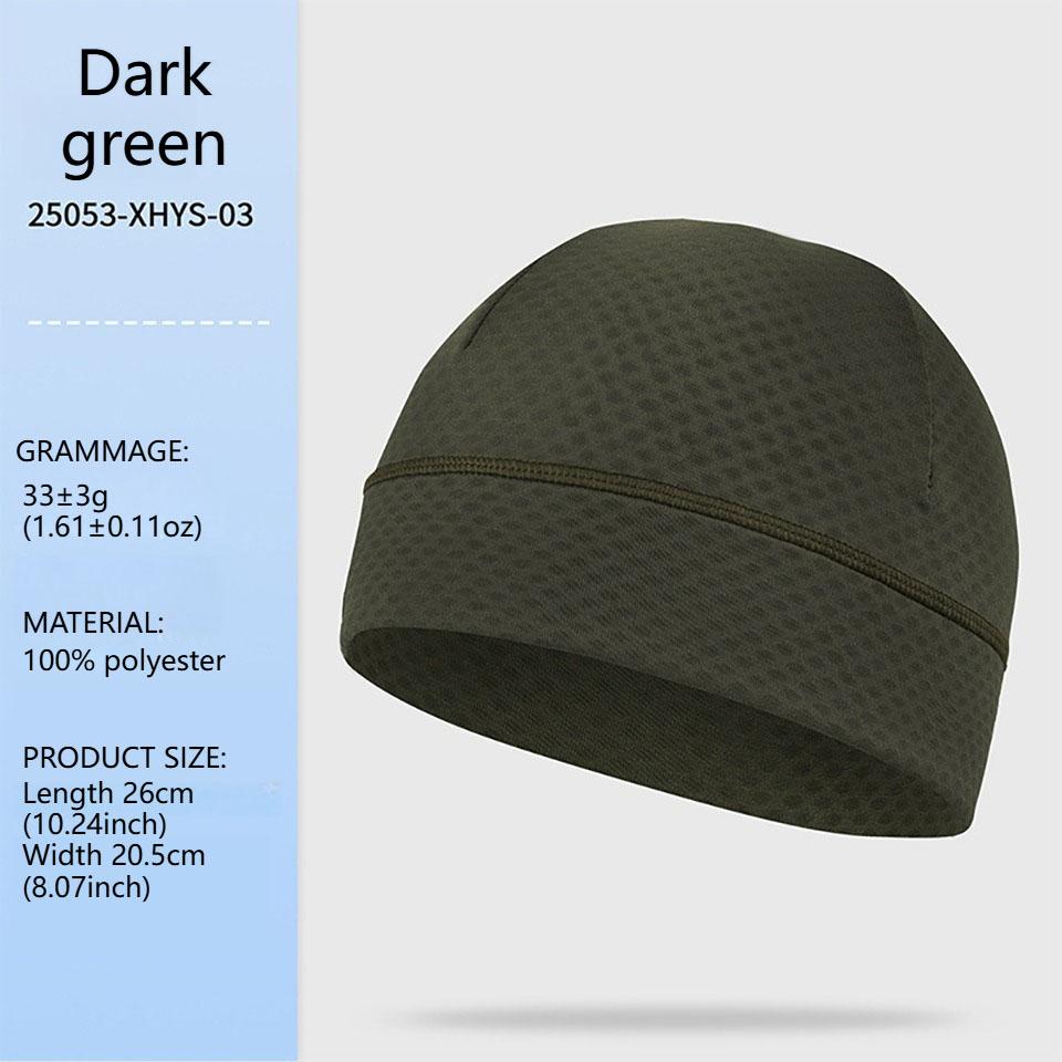 Getinfit 1Pcs Fleece Hat Absorb Sweat And Keep Warm Sports Running And Cycling Cap Wrap The Head Warm Inner Liner Cap Men Women