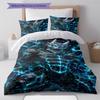 Kaiju No. 8 Pattern Bedding,Quilt Set Quilt Cover Pillowcase Home Birthday Gift (1 * duvet cover + 2 * pillowcase, without core)