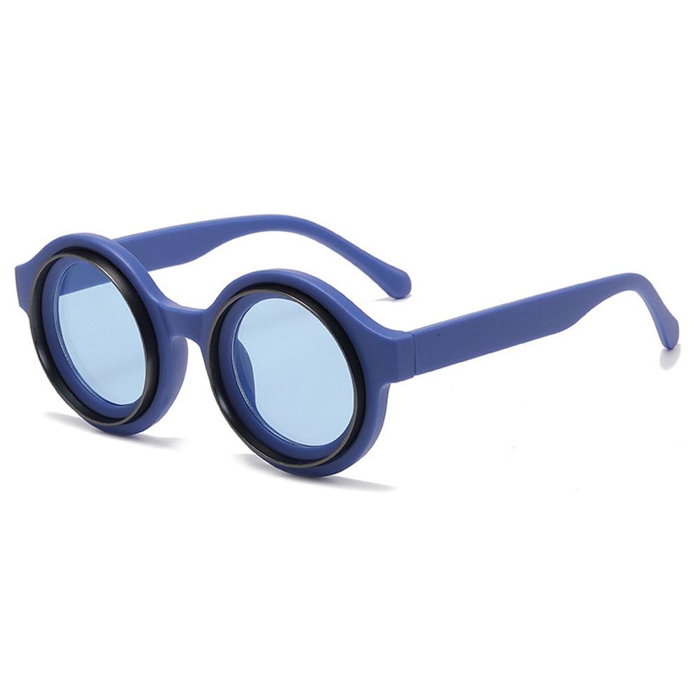 Módní Retro Kulaté Sluneční Brýle Vintage Street Sluneční Brýle Hip Hop Cool Punkové Stíny pro Muže