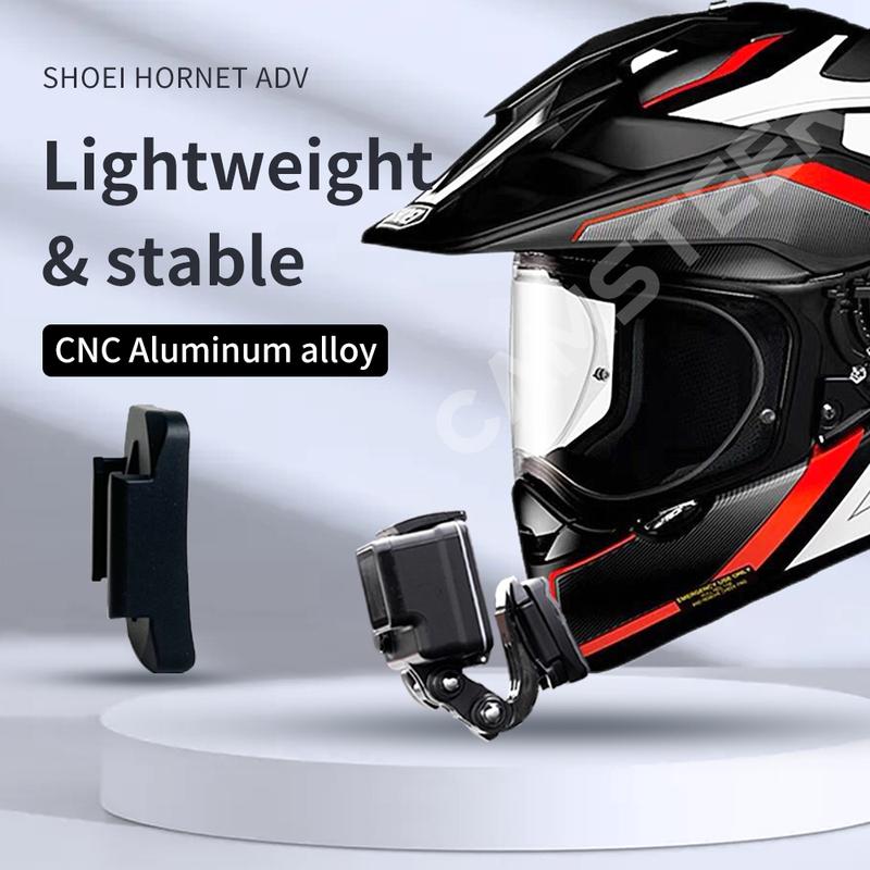 for Shoei Hornet ADV / X2 Helmet Custom Aluminium Chin Mount for GoPro13 12 11 DJI Action5pro 4 3 Insta360 X4 X3 Ace pro Camera