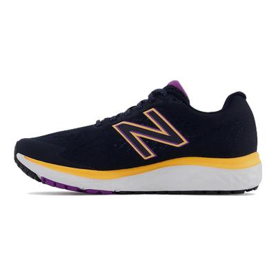 Nb 680 V7 Bequemes Obermaterial Low-Top Casual Laufschuhe Damen Sneaker Schwarz Orange W680CK7