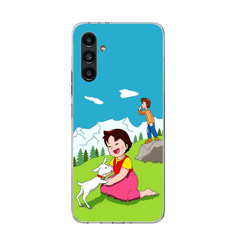 Heidi Cute Cartoon Phone Case For Samsung Galaxy A16 A14 A15 A13 A56 A54 A55 A53 A26 A24 A25 A23 A36 A34 A35 A33 A05S A04S A03S