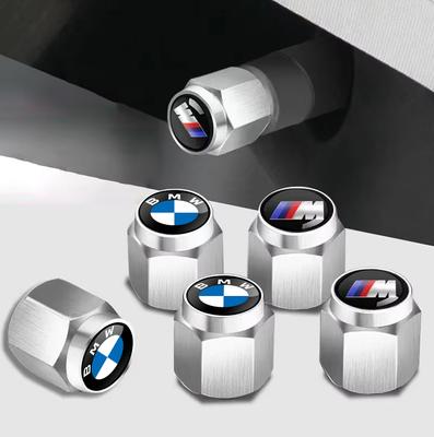 5PCs Car Wheel Tire Valve Caps Air Stem Covers For BMW M E34 E36 E60 E90 E46 F10 F20 F30 X5 X6 X1 M3 M5 M6 Accessories QMM8685 YR53