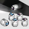 5PCs Car Wheel Tire Valve Caps Air Stem Covers For BMW M E34 E36 E60 E90 E46 F10 F20 F30 X5 X6 X1 M3 M5 M6 Accessories QMM8685 YR53