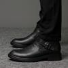 Fashion Winter Boots New Luxury Brand Plus Hair Men Boots  High Top Crocodile Leather Shoes Men Business Ankle Boots Leather Snow Boots