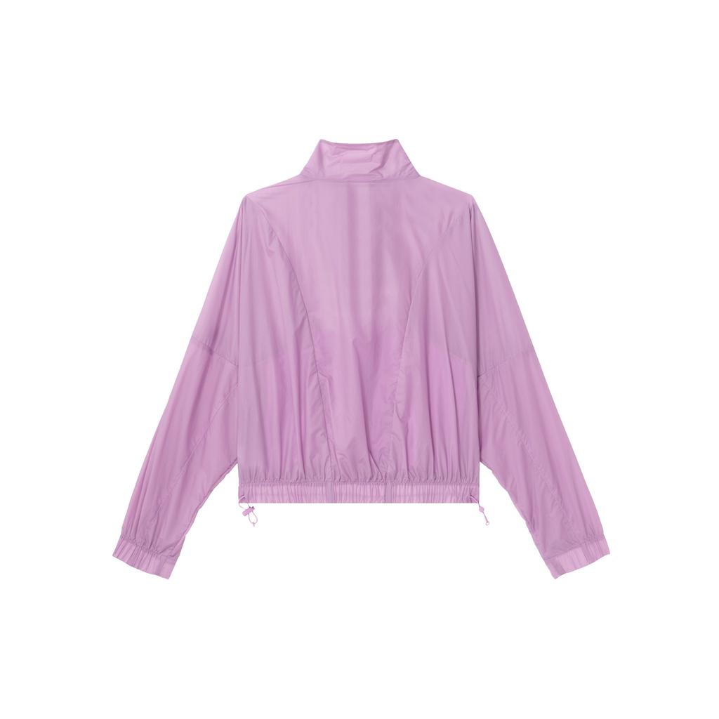 Nike Solid Color Stand Collar Long Sleeve Jacket Women Jacket Purple DX0289-532