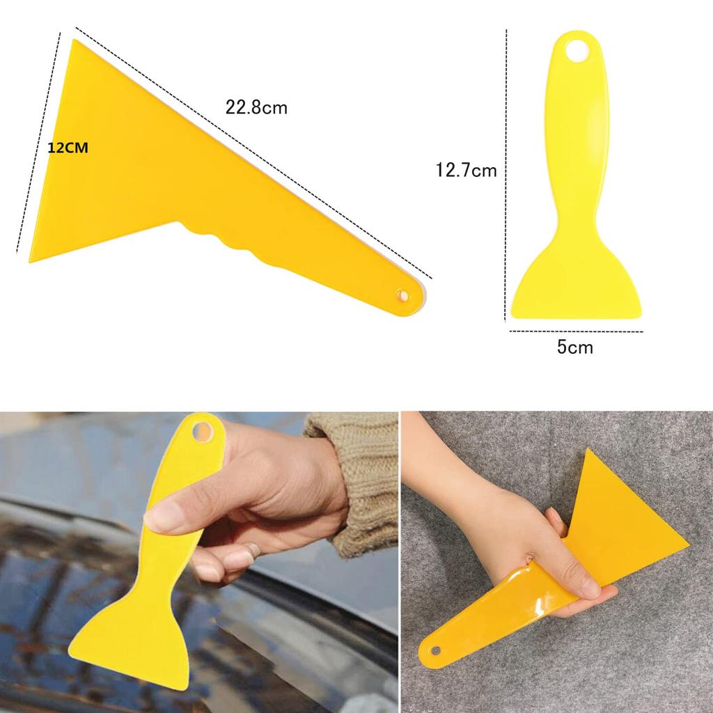 DanYun Car Wrapping Film Application Tool Set Car Film Scraper Sticker Application Aid Tool Universal Varnish Squeegee Vinyl Wrap