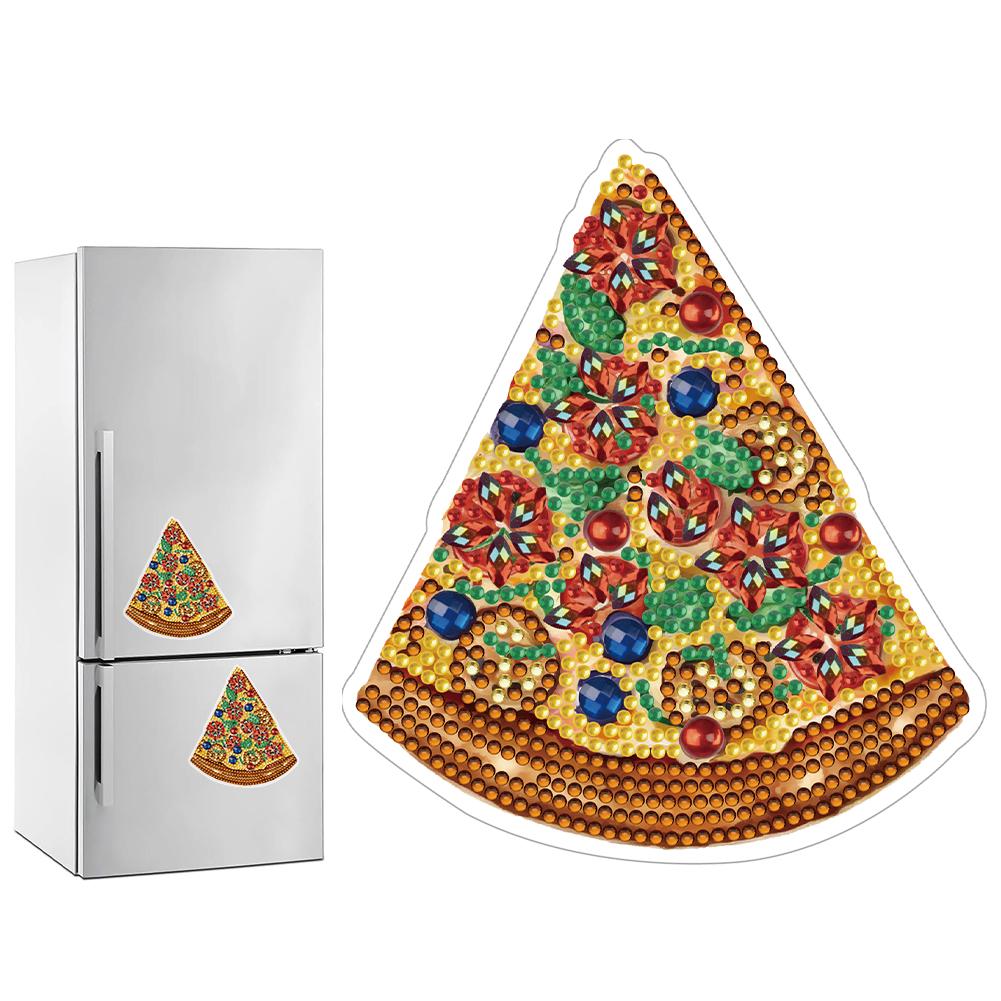 

Fast Food Diamond Painting Magnets Refrigerator Chicken Leg Fridge Stickers for DIY Crafts Party Gift for Adults Kids Beginners