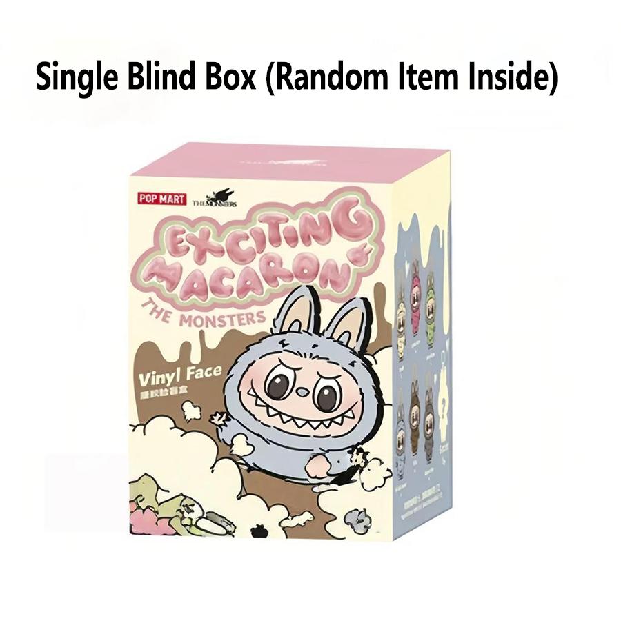 

Лабубу Монстр Вкусный Макарон Запечатанная Коробка Одиночная Слепая Коробка Брелок Брелоки