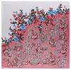 90cm Silk square Scarf Cashew Flower Design Luxury Brand Neckerchief Muslim Headscarf Square Scarf Lady Foulard Female Bandana