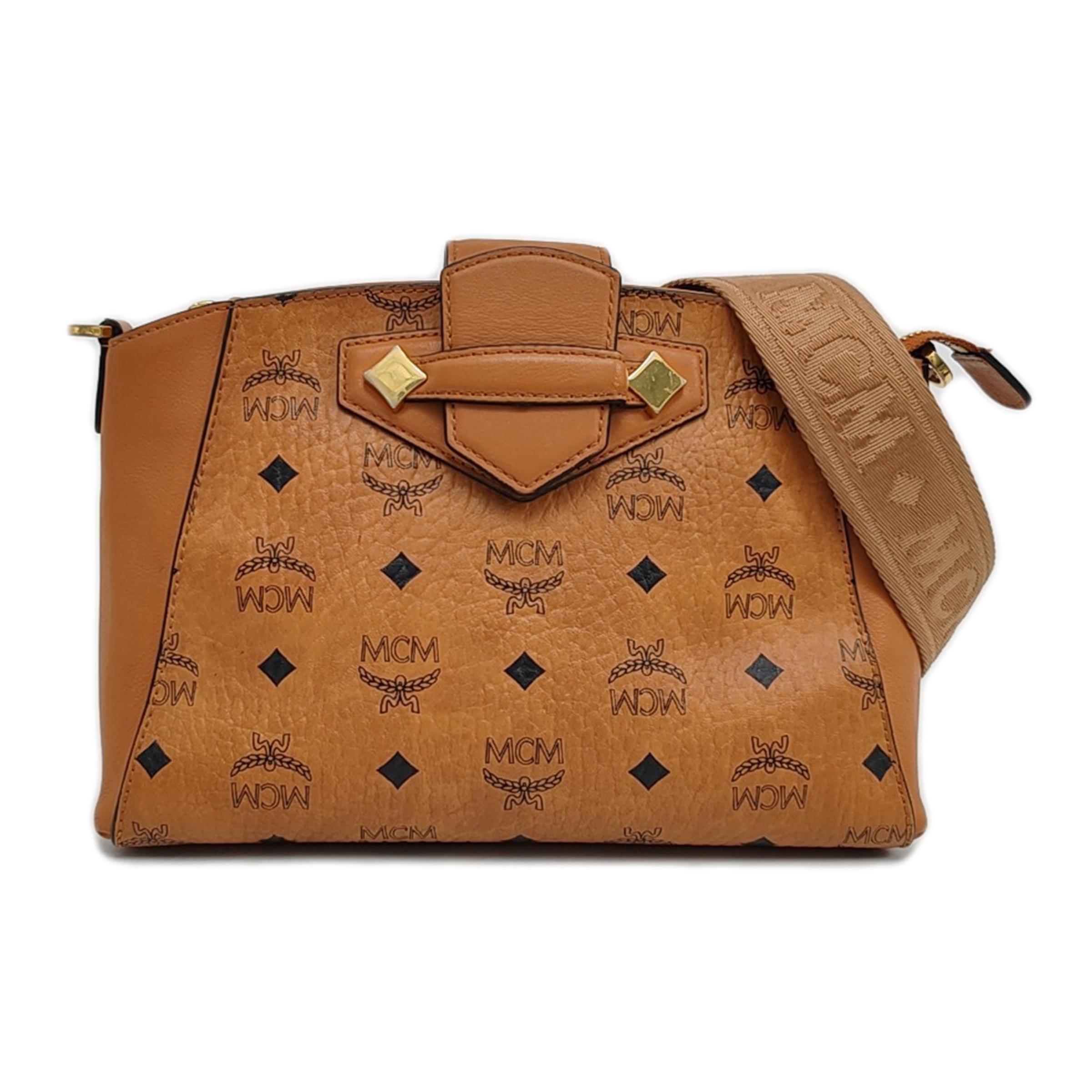 [Pre-Owned] Classic Monogram Logo All Over Print Leather Crossbody Bag Small - Good #11KFBZ2 ONE SIZE