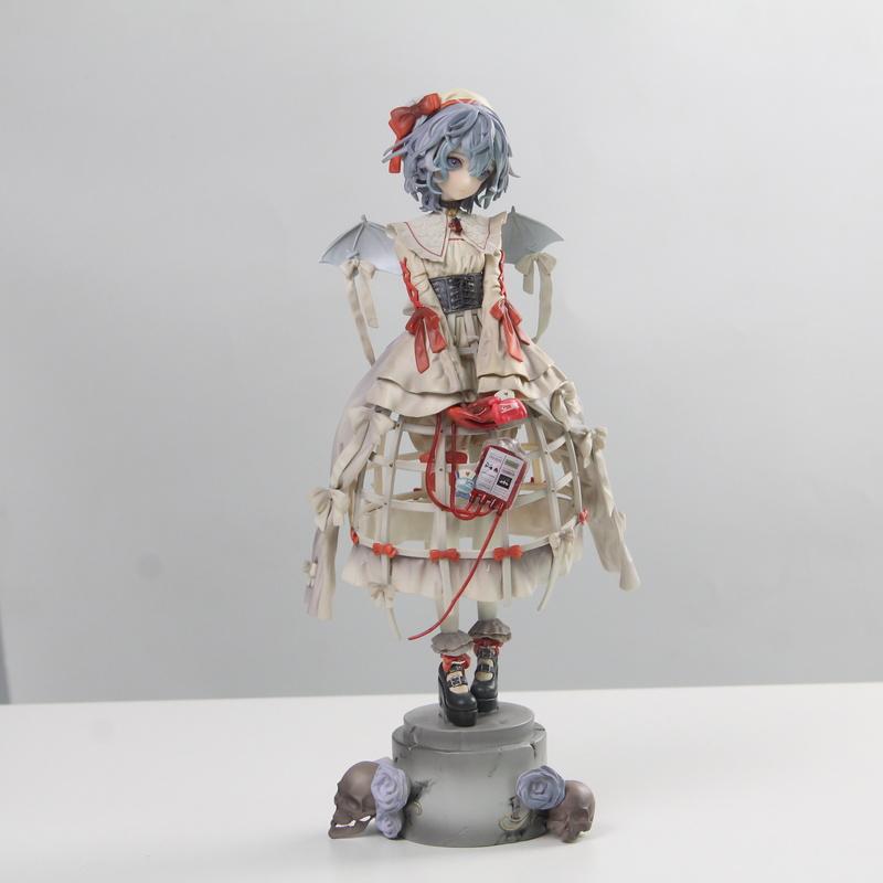Touhou Project Remilia Scarlet Anime Figure Pvc Collectible Model Statue Scarlet Devil Mansion Desk Decor Collection Gift