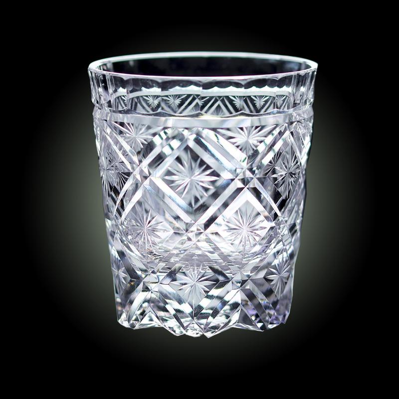 

High-End Luxury Crystal Whisky Glass Hand Engraved Lucky Star Pattern Bourbon Vodka Drinking Glassware 240Ml Handmade Artwork 201-300ml чистый