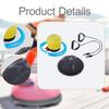 Balance Ball Half Exercise Fitness with Resistance Bands and Pump Training for Dance