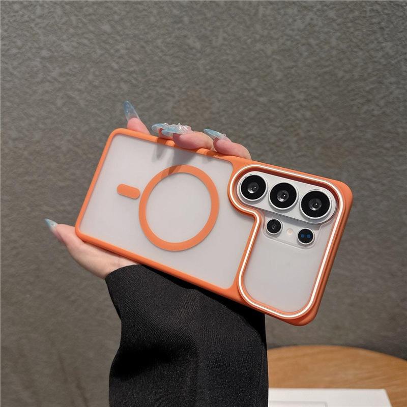 Applicable to Samsung S26Ultra Premium Magnetic S25Ultra Mobile Phone Case S24plus Anti-drop S23FE Protective Case