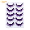 5Pairs Colorful Long Thick Fake Eyelashes