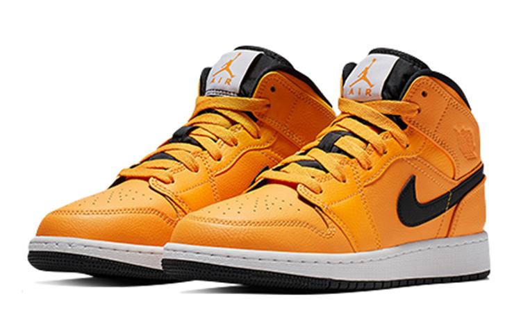 Jordan 1 Mid GS University Gold 554725-700
