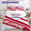 RB Leipzig Individualisierbares Bettwäsche-Set Atmungsaktiver Bettbezug Mit Kissenbezügen Dekorative Bettwäsche Für Schlafzimmer Heimdekoration Geburtstagsgeschenk