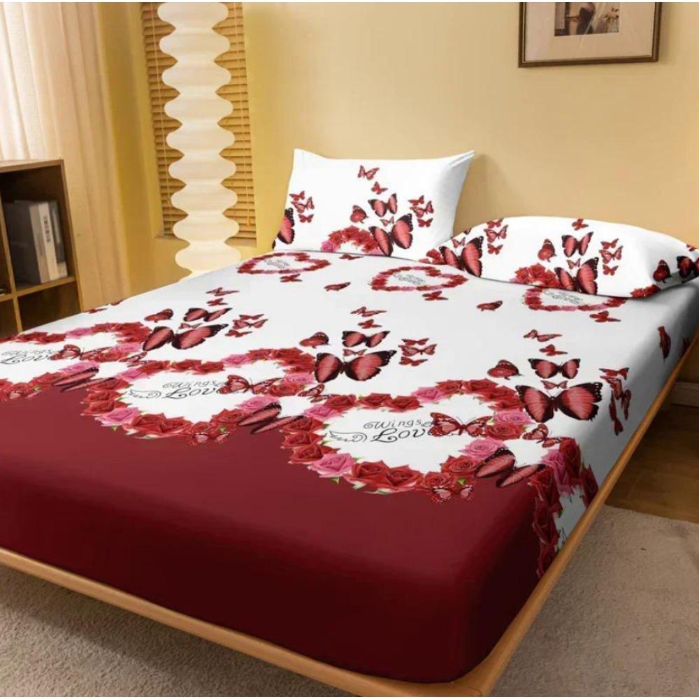 

Набор из трех предметов Простой Современный Богемный узор Матовый Набор из трех предметов Простыня на резинке Спальня Набор печатных покрывал 99x190cm