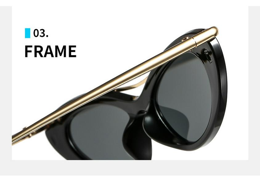 Occhiali da Sole Trendy da Donna Cat Eye - Stile INS 89286: Occhiali da Sole alla Moda per la Protezione Solare