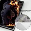 Playing Cards Canvas Painting Fire Skull Card Poster Print Poker for Living Room Wall Art Home Decor