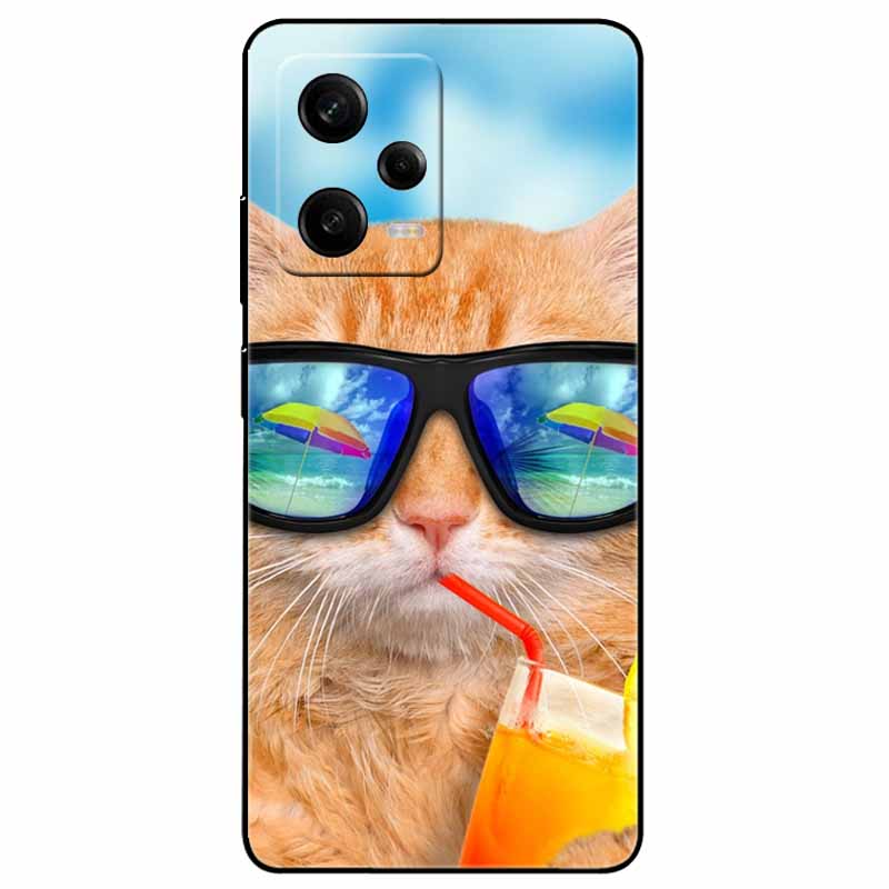 For Xiaomi Poco X5 5G Case 2023 Silicone Shockproof Soft TPU Phone Cover For Xiaomi Poco X5 Pro Funda POCOX5 X5Pro Capa Cartoon