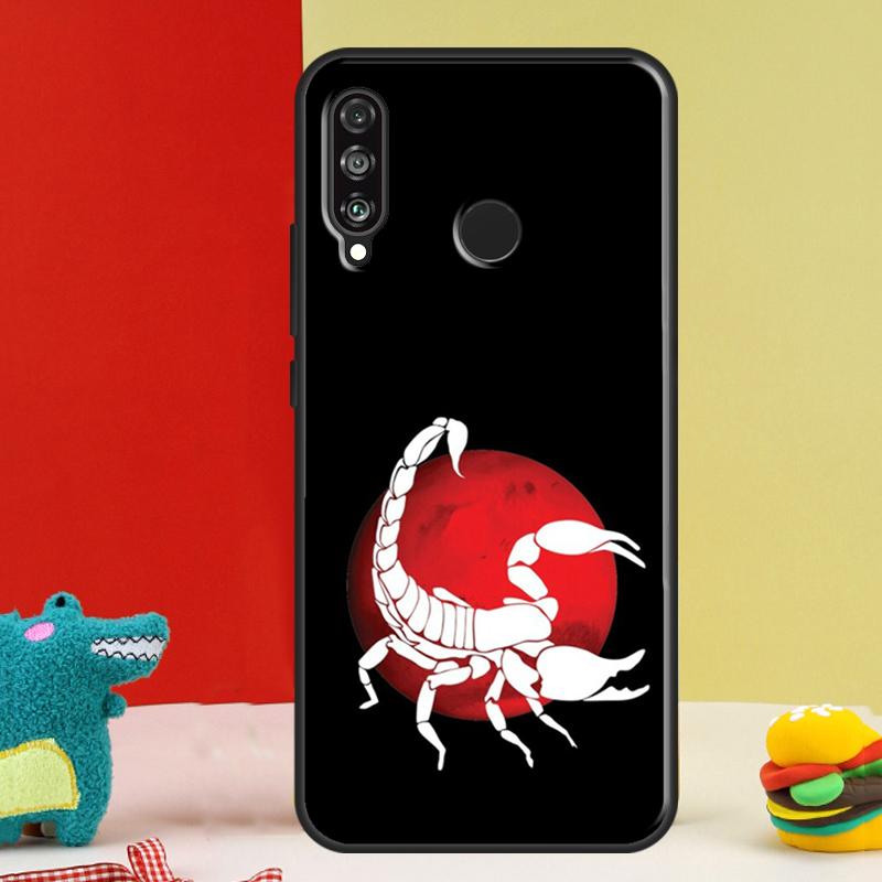 Scorpion For Huawei Nova Y91 Y90 Y60 Y70 Y72 Y61 9 10 SE 12i 12s 11i 5T P60 Pro P20 P30 P40 Lite Case