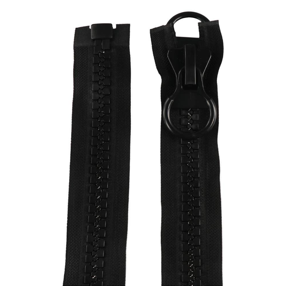 Double-sided for Tent DIY with Pull Ring Slider Head Pull Ring Zip Cloth Accessories Zippers