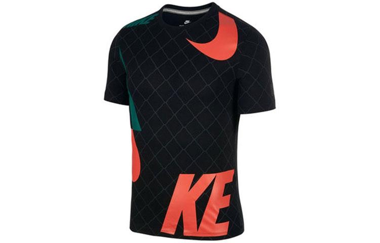 

Nike T Shirts Men s Black Crew Neck Moderate Straight Fit CK1178-010 XXL