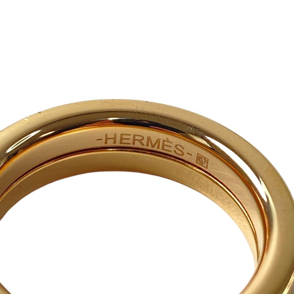 Gebrauchter HERMES Ring Goldmetall Damen