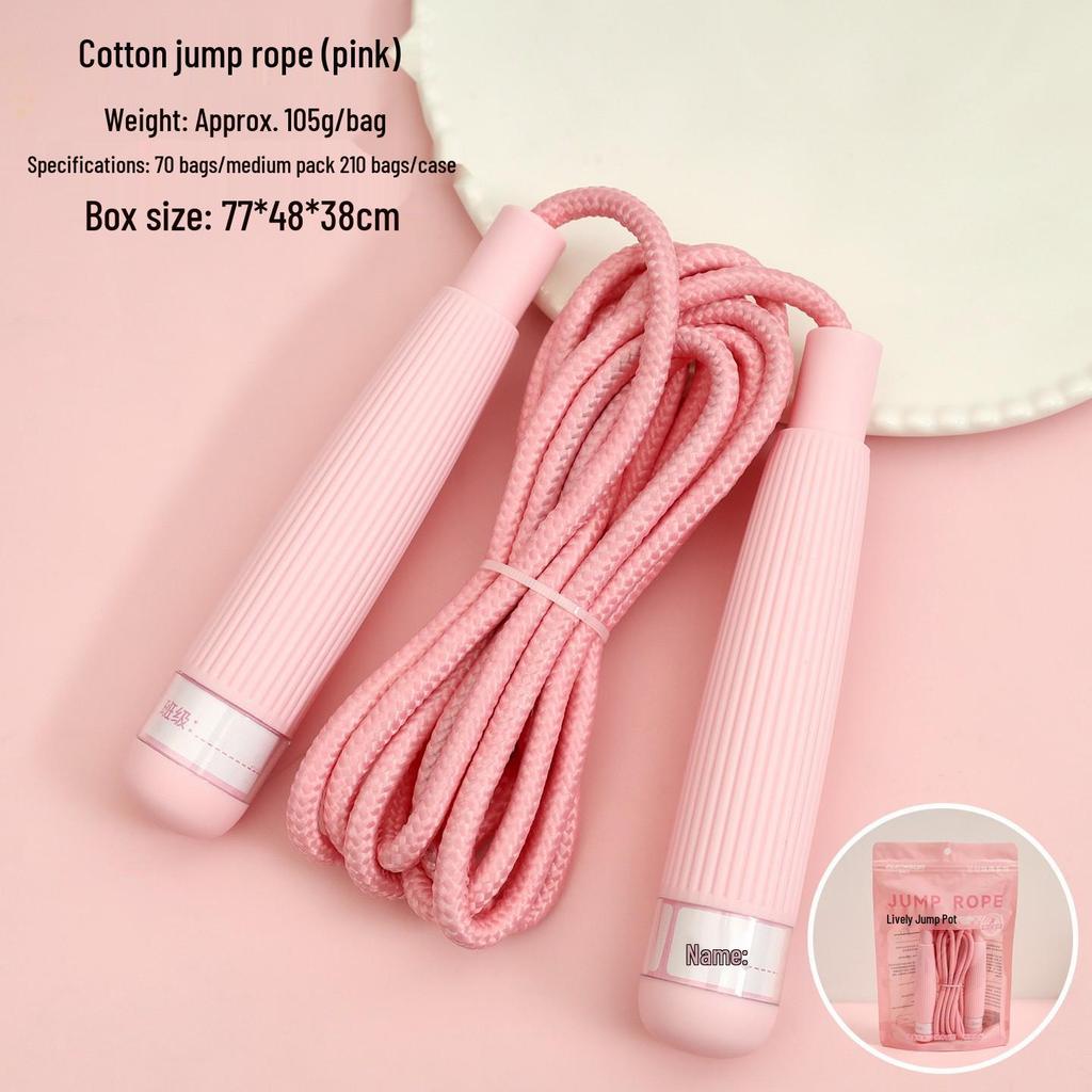 Adjustable Bamboo Jump Rope for Kids - Ideal for School, Kindergarten, Competitions, and Beginners