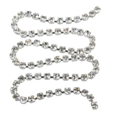 Rhinestone Chain for Decoration, 35cm, 1 Piece