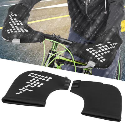 Reflexné zimné cyklistické rukavice Návleky na riadidlá na bicykel Rukavice na ruky