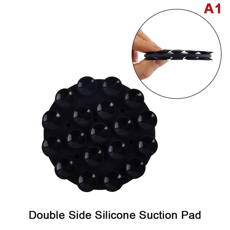 Portable Silicone Suction Cup Phone Mount Double-Sided Mount Car Navigation Bracket Universal Mobile Phones Stand