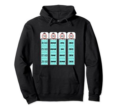 Funny Birthday Condom Joke 18 30 40 50 Gag Hoodie Men's