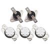 5 Pcs KSD301 Thermal Control Switch 250V 10A Normally Closed NC Thermostat Temperature Switch