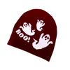 Pattern Ghost Festive Knitted Cap Halloween Fashion Hat Casual Breathable Gift