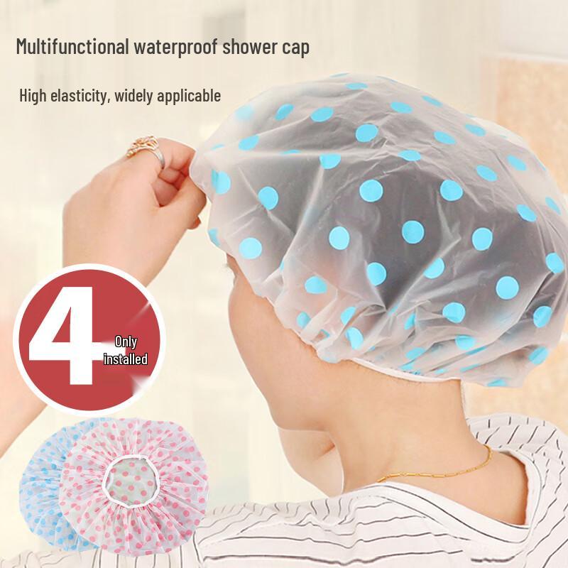 Jiebishi Waterproof Shower Caps & Quick-Dry Hair Towels