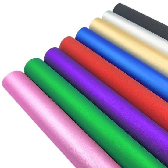 1 Roll Thermal Transfer Film Glitter Self-Adhesive PVC Exquisite Adhesive Vinyl Sheets for DIY